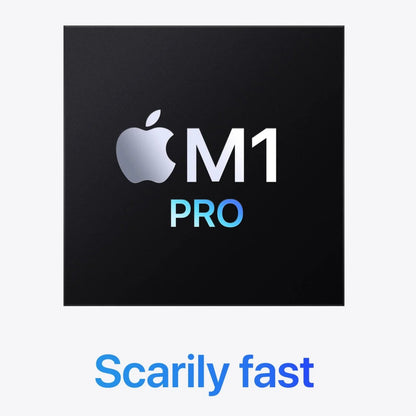 14-inch MacBook Pro: Apple M1 Pro chip with 8‑core CPU and 14‑core GPU, 512GB SSD